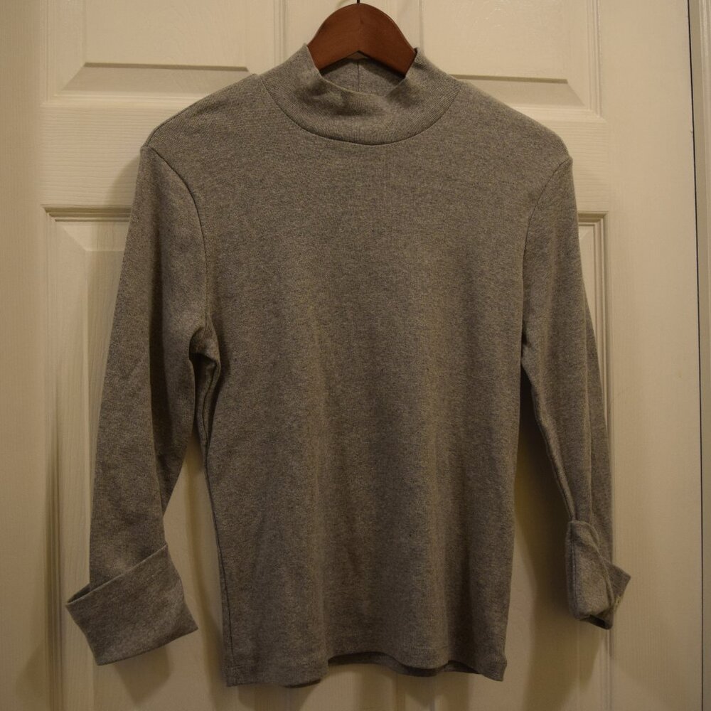 DNKY Jeans Mock Turtleneck NWT L